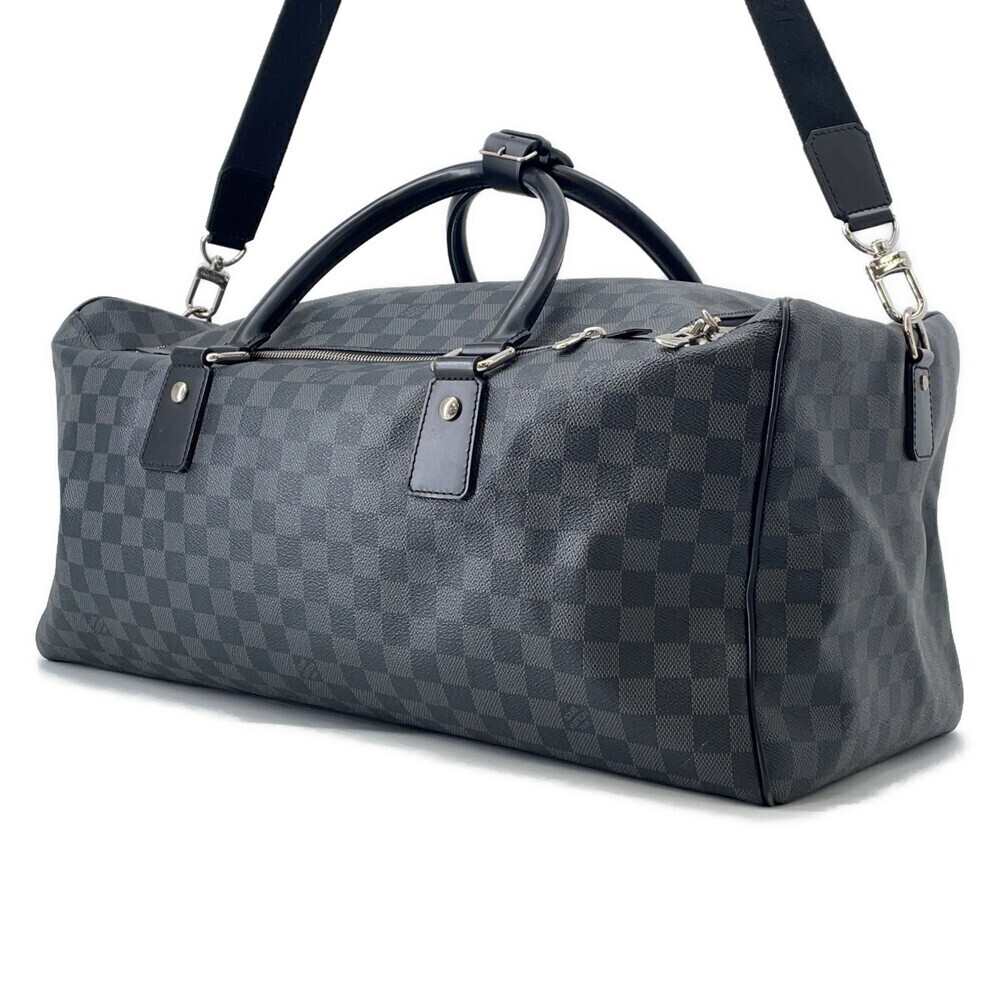Louis Vuitton Black Roadster Damier Bag Travel Graphite Boston Black